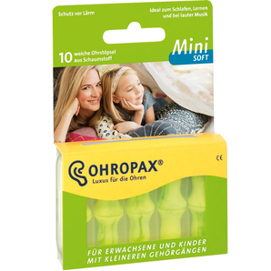 Ohropax mini soft 防噪音隔音柔軟耳塞 睡眠耳塞 10只裝 