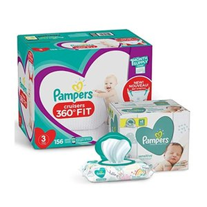 Pampers Cruisers 360˚ 系列尿不湿+送336抽宝宝湿巾
