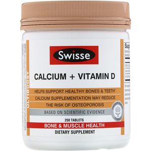 Swisse, Ultiboost, Calcium + Vitamin D 膳食補(bǔ)充劑  250片