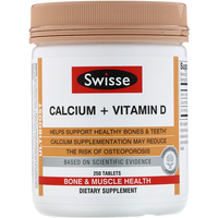Swisse, Ultiboost, Calcium + Vitamin D 膳食补充剂  250片