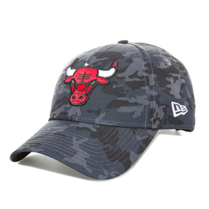 NEW ERA Mens Chicago Bulls Camo 9FORTY Cap 棒球帽