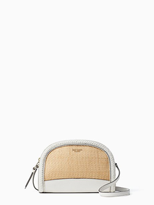  kate spade 凱特絲蓓 reiley straw dome crossbody 女款單肩包  