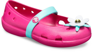 Crocs 卡駱馳 Keeley Charm Flat 女童平底涼鞋