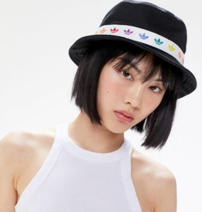 adidas Originals Pride Bucket Hat  彩虹刺繡三葉草漁夫帽