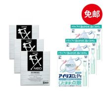 TAISYOU大正制藥 人工淚液獨(dú)立裝滴眼液 30支*3+santen Fxneo參天制藥 清涼舒緩滴眼液 12ml*3