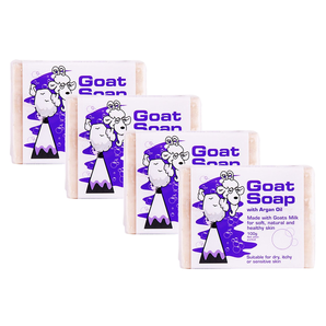 Goat Soap 澳洲羊奶皂/手工羊奶皂 山羊奶皂 摩洛哥堅(jiān)果油 100g 四塊裝