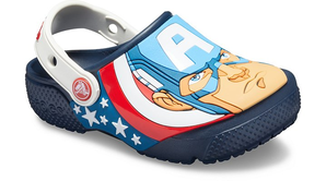 Crocs 卡駱馳 Fun Lab Captain America 美國隊長兒童洞洞鞋