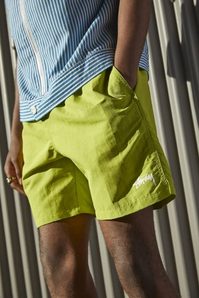 Stussy Lime Water Short 青檸色運(yùn)動(dòng)短褲 