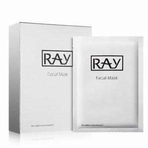 RAY 泰國蠶絲面膜銀色裝 補(bǔ)水保濕 提亮祛黃 10片
