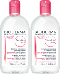 Bioderma 貝德瑪 粉色舒緩卸妝水 2*500ml