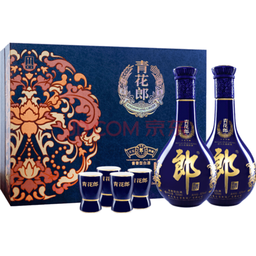 郎酒 青花郎 陈酿 53度500ml*2瓶装礼盒装