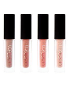 Huda Beauty 迷你哑光丝绒唇釉 4 x 1.9ml 套装