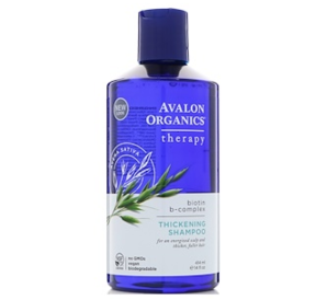 Avalon Organics阿瓦隆 生物素B群厚發(fā)生發(fā)洗發(fā)水 414ml