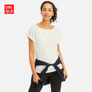 UNIQLO 优衣库 DRY-EX 413366 女士印花圆领T恤