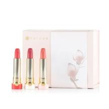  Tatcha 春季限定花卉絲滑口紅套裝 牡丹+梅花+櫻花 3件正裝