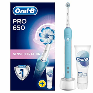 爆料有獎(jiǎng)！Oral-B Pro 650 CrossAction 電動(dòng)充電牙刷和保護(hù)套 