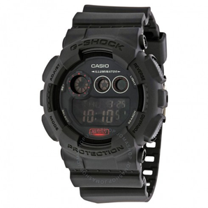  Casio 卡西歐 G-Shock 系列 全黑抗震男士運動腕表 GD120MB-1