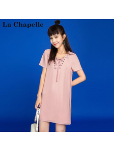 La Chapelle 拉夏貝爾 30072839 女士直筒連衣裙 +湊單品