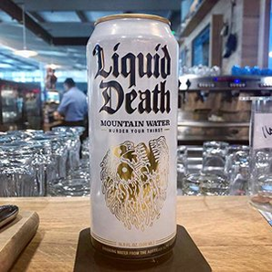 Liquid Death 獨特鋁罐包裝礦泉水