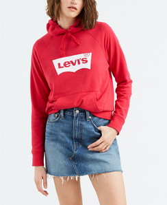 Levi's Batwing Logo Hoodie連帽衛(wèi)衣 紅色