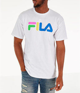 FILA 斐樂TECHNICOLOR彩色logoT恤