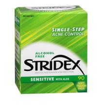 Stridex 水楊酸棉片 去黑頭閉口粉刺 溫和型 90片