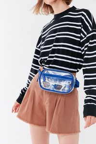 adidas Originals 阿迪達(dá)斯三葉草 Clear Belt Bag 透明腰包 