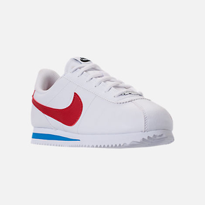 成人可穿！ Nike 耐克 Cortez 紅白藍阿甘鞋 大童款 