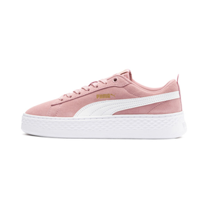  Puma 彪馬 Smash Platform Suede 女子厚底板鞋 