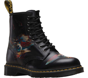 Dr.Martens X Rick Griffin合作款1460女士8孔馬丁靴