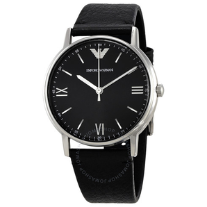 Emporio Armani 安普里奧·阿瑪尼 銀黑色男士時(shí)尚腕表