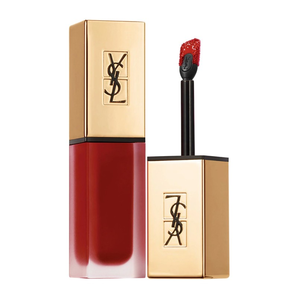 德國直郵 YSL 圣羅蘭 金管唇釉 啞光絲絨唇釉 #8 Black Red Code