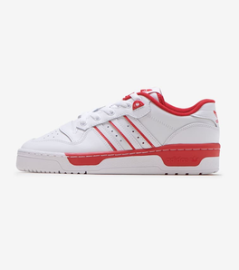 adidas阿迪達(dá)斯originals Rivalry Low 白紅大童鞋