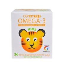  Coromega Omega-3 兒童維生素D 2.5g*30包