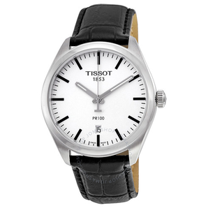 Tissot 天梭 PR100 系列銀黑色男士腕表