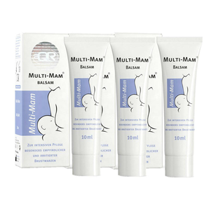 【3支裝】MULTI MAM 乳木果+葵花精華乳頭護(hù)理膏 專為哺乳期女性設(shè)計/ 10mlx3