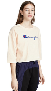 Champion Premium Reverse Weave 短款 3/4 T 恤