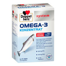 Doppelherz 雙心系列 Omega-3濃縮魚油膠囊 120粒