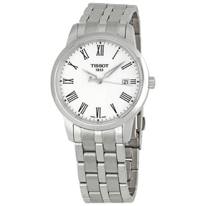 Tissot 天梭 T-Classic 系列 銀色男士氣質腕表 