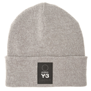 Y-3  Logo Beanie 純羊毛男士針織帽