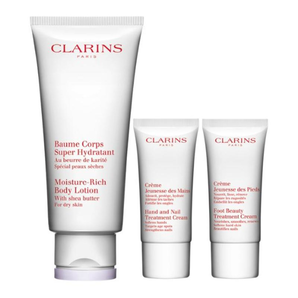 Clarins 嬌韻詩身體護(hù)理3件套（乳木果滋潤身體乳200ml+護(hù)手霜30ml+護(hù)足霜30ml)