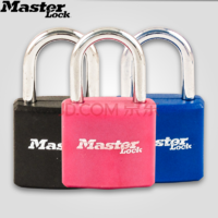 玛斯特（Master Lock）时尚彩色塑壳箱包锁防盗锁