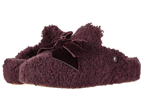 UGG Addison Velvet Bow Slipper 保暖拖鞋