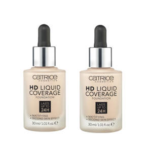  CATRICE HD 水潤(rùn)清透滴管粉底液 30ml* 2件 #10象牙白