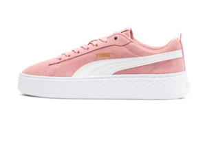 Puma 彪馬 Smash Platform Suede 女子厚底板鞋