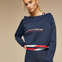 Tommy Hilfiger 女士不對(duì)稱露肩衛(wèi)衣