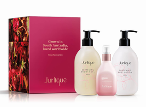  Jurlique 茱莉蔻 玫瑰沐浴露300ml+身體乳300ml+花卉水噴霧100ml