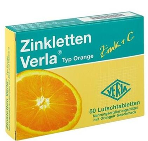 Zinkletten Verla 兒童/孕婦補鋅+維生素C 橙味咀嚼片 50粒