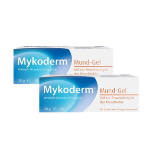 MYKODERM 口腔潰瘍凝膠 緩解鵝口瘡 20g 兩盒裝