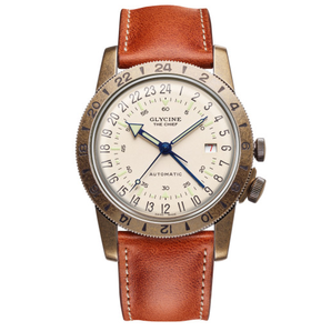 GLYCINE 冠星 Airman 系列 GL0245 復(fù)古款 男士機(jī)械腕表